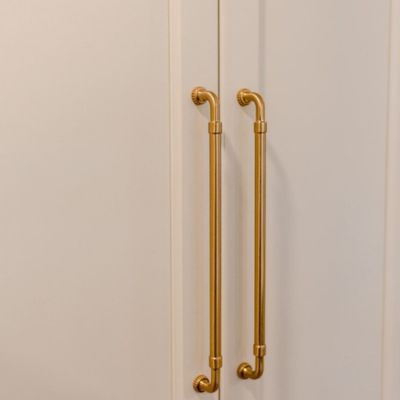 gold cabinet hardware from Cloister's Flooring America