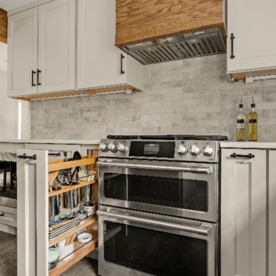 white cabinets and drawers from Cloister's Flooring America