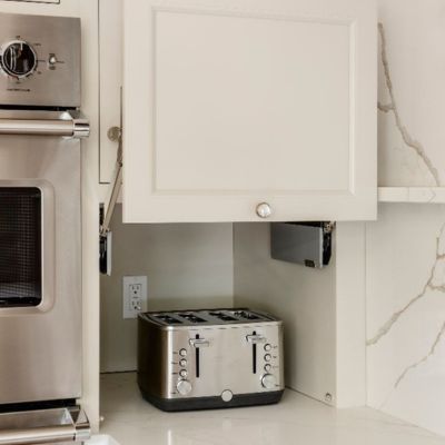 cabinet installation with hidden toaster in PA