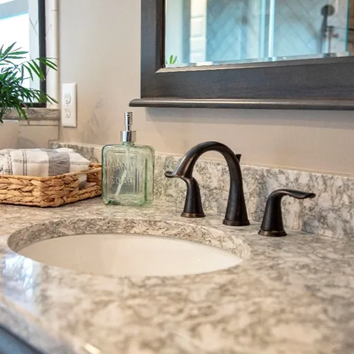 Cambria quartz bathroom countertops in PA